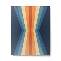 70's Retro Reflection Metal Print