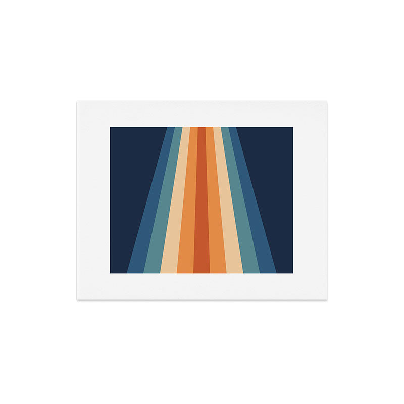 70's Retro Stripes Art Print