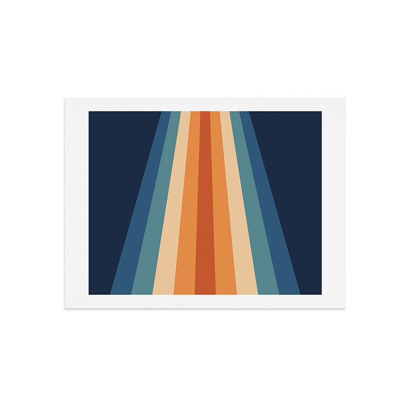 70's Retro Stripes Art Print