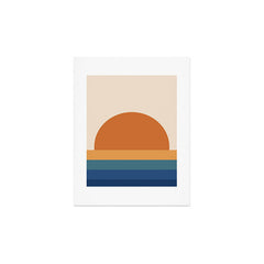70's Retro Sunset Art Print