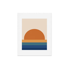 70's Retro Sunset Art Print