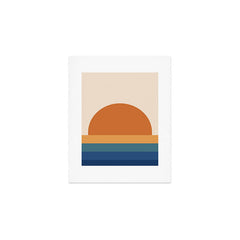 70's Retro Sunset Art Print
