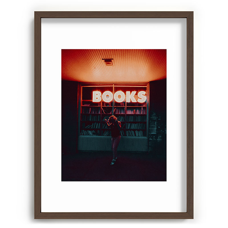 "books!" Framed Art Print