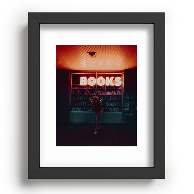 "books!" Framed Art Print