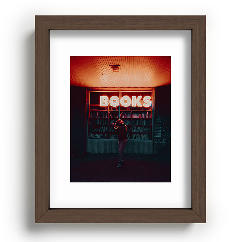 "books!" Framed Art Print
