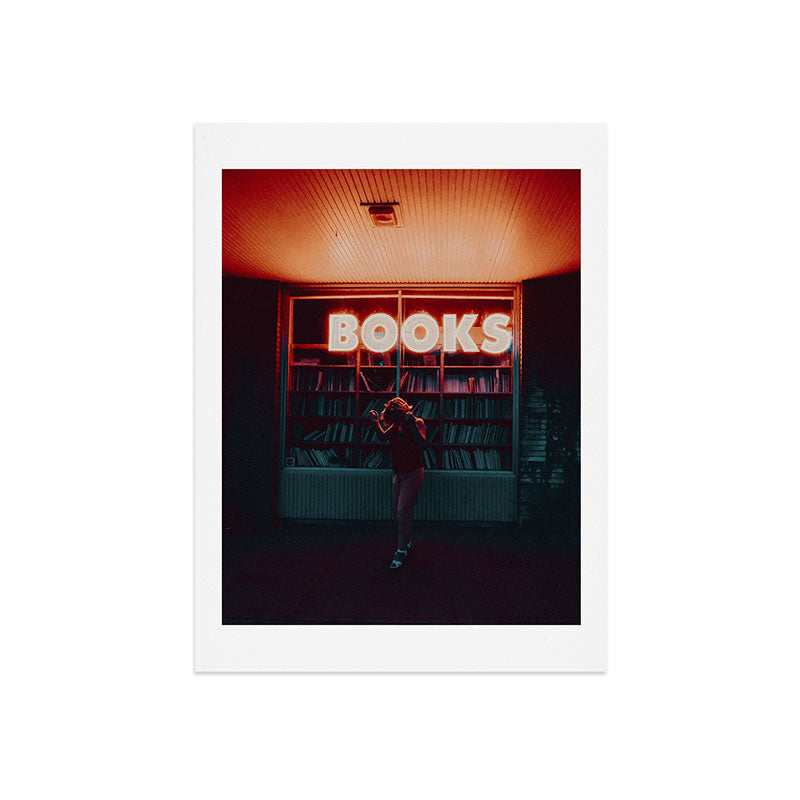 "books!" Art Print