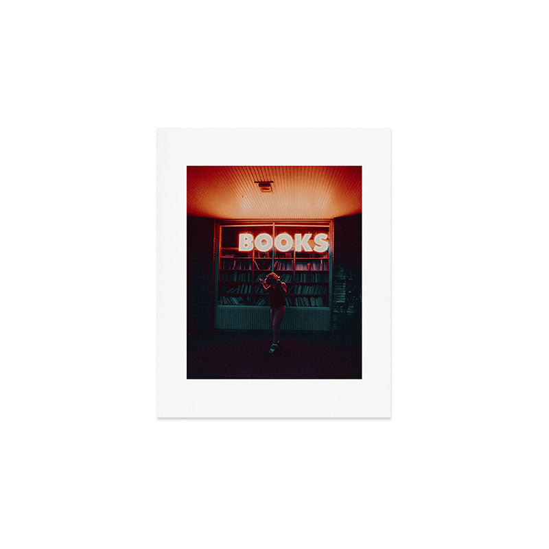 "books!" Art Print