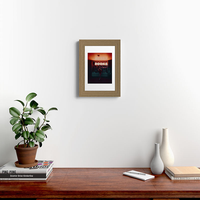 "books!" Framed Art Print