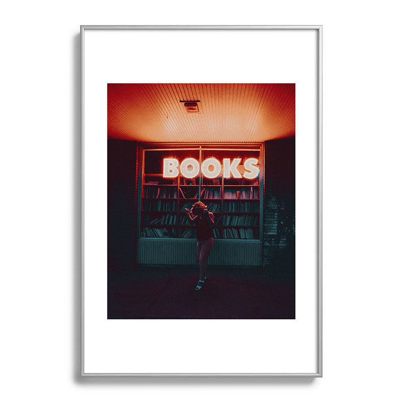 "books!" Framed Art Print