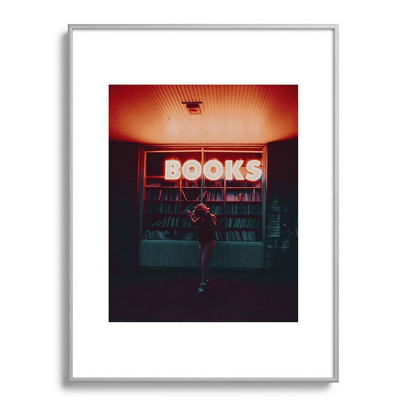 "books!" Framed Art Print