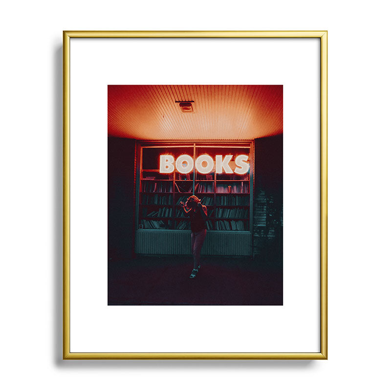 "books!" Framed Art Print