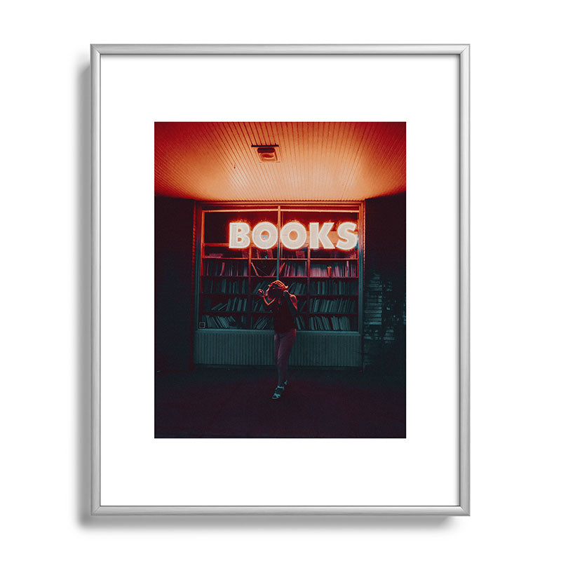 "books!" Framed Art Print
