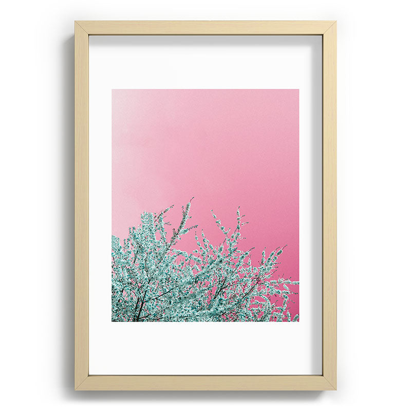 "cherry blossoms" Framed Art Print