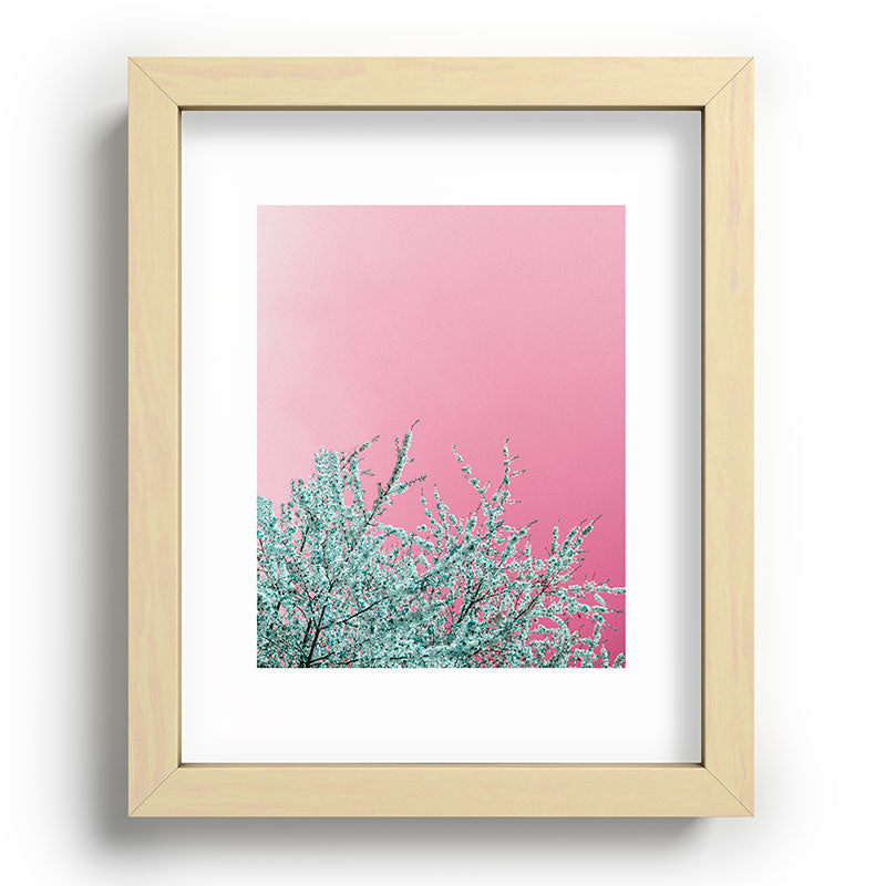 "cherry blossoms" Framed Art Print