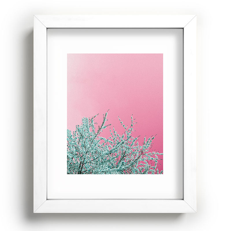 "cherry blossoms" Framed Art Print