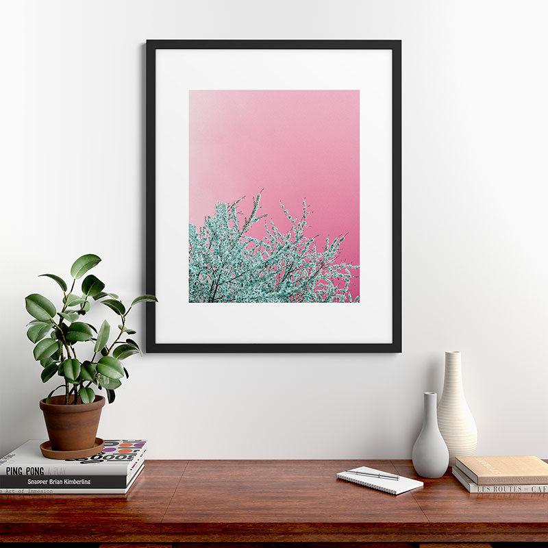 "cherry blossoms" Framed Art Print