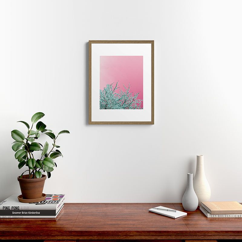 "cherry blossoms" Framed Art Print