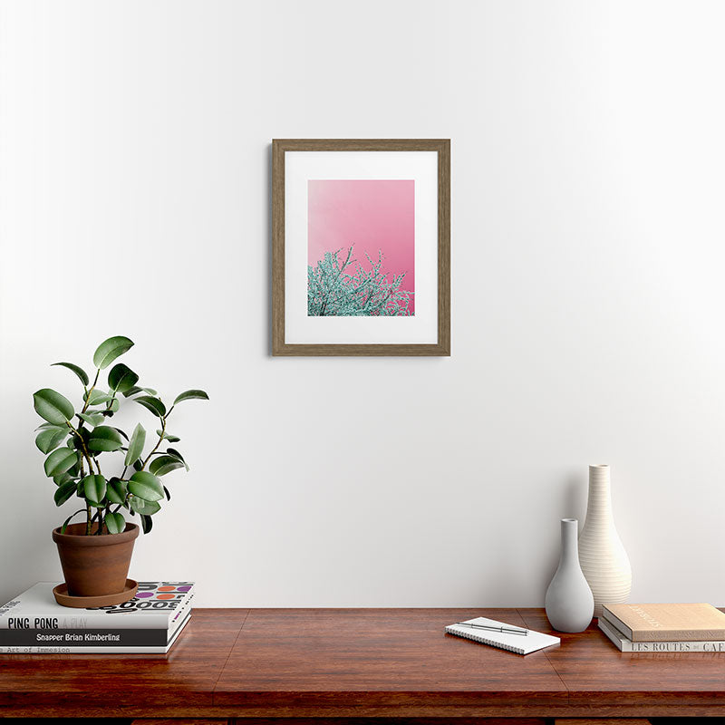 "cherry blossoms" Framed Art Print