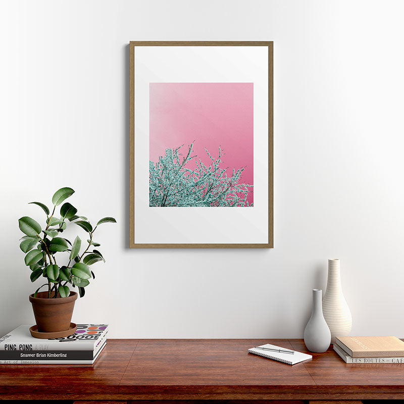 "cherry blossoms" Framed Art Print
