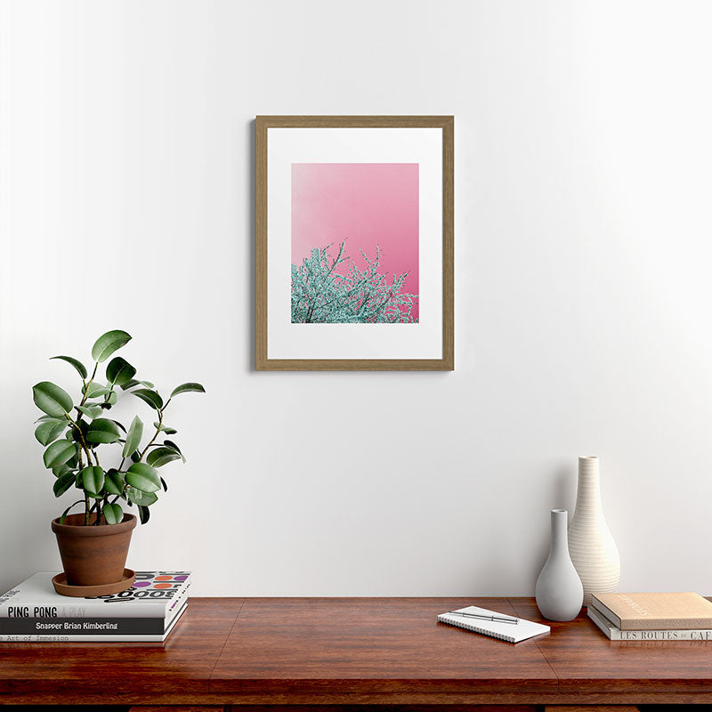 "cherry blossoms" Framed Art Print