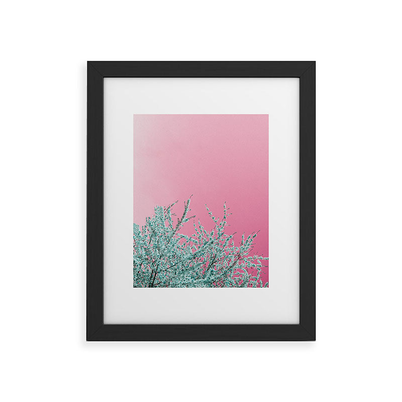 "cherry blossoms" Framed Art Print
