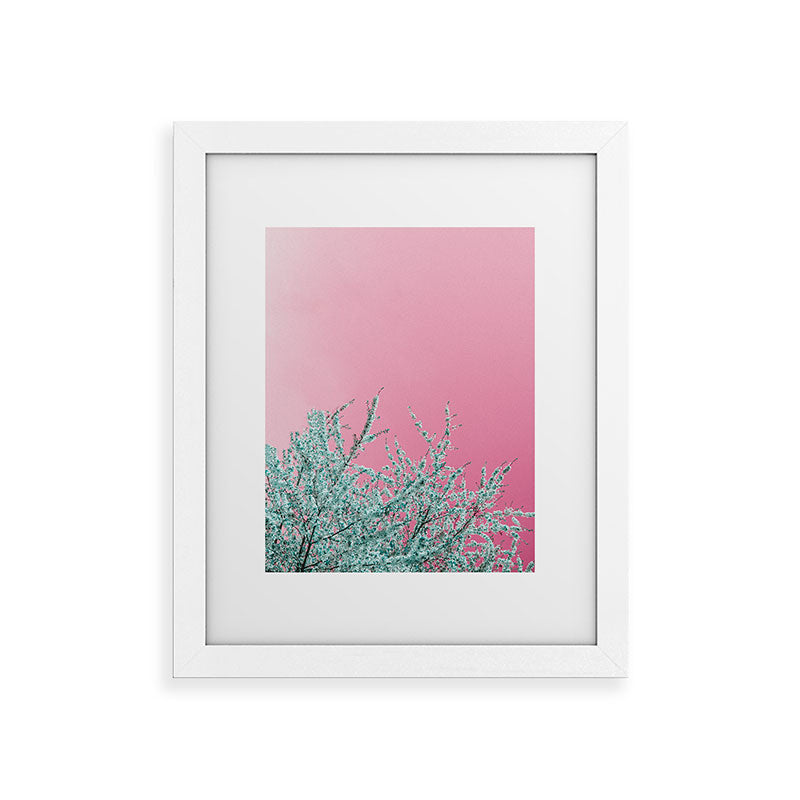"cherry blossoms" Framed Art Print