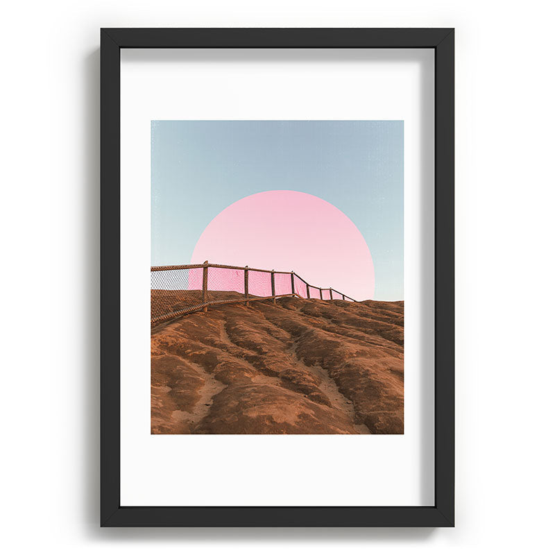 "cotton candy skies" Framed Art Print