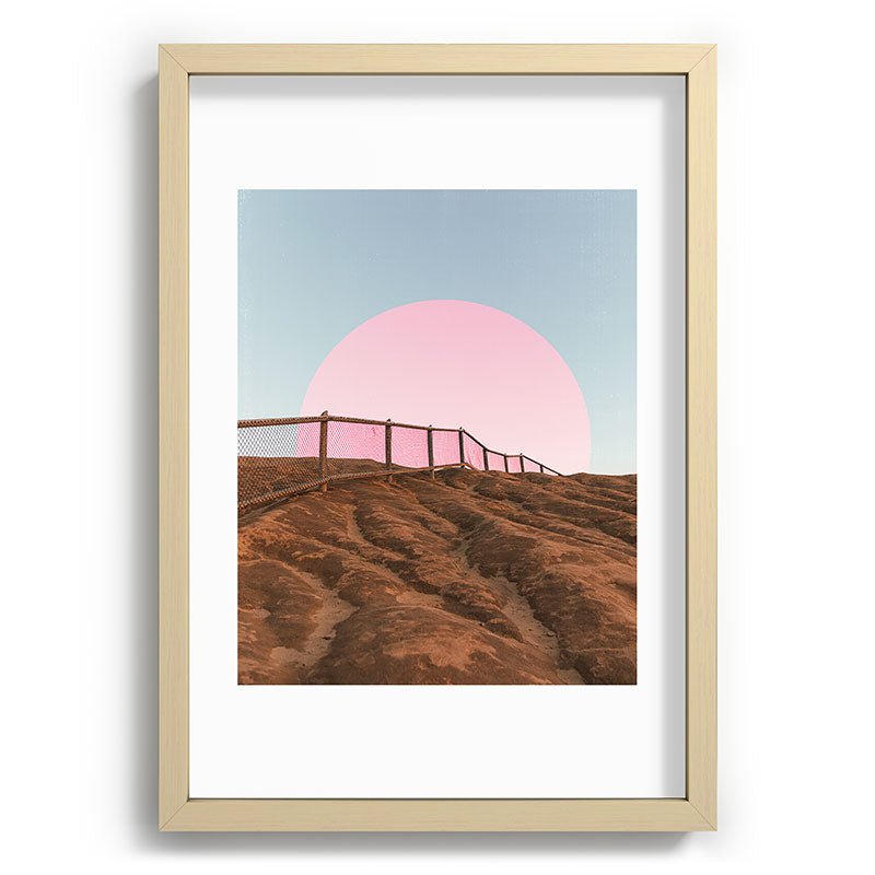 "cotton candy skies" Framed Art Print