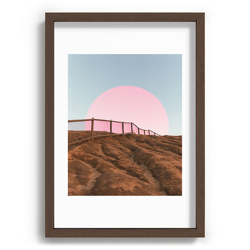 "cotton candy skies" Framed Art Print