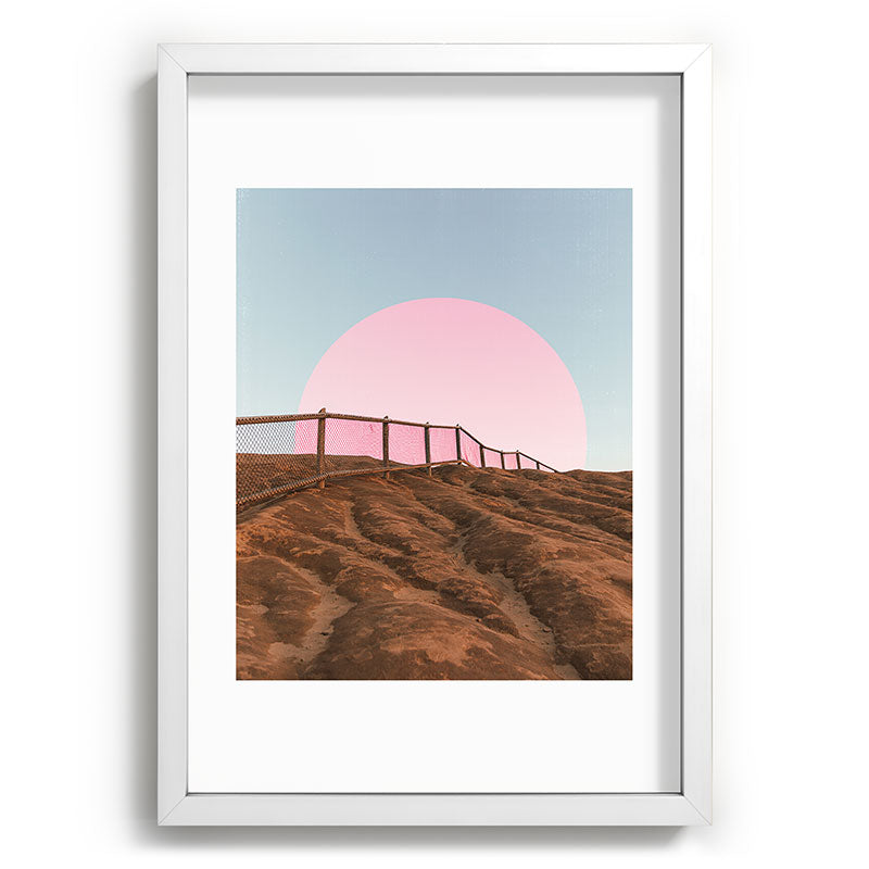 "cotton candy skies" Framed Art Print