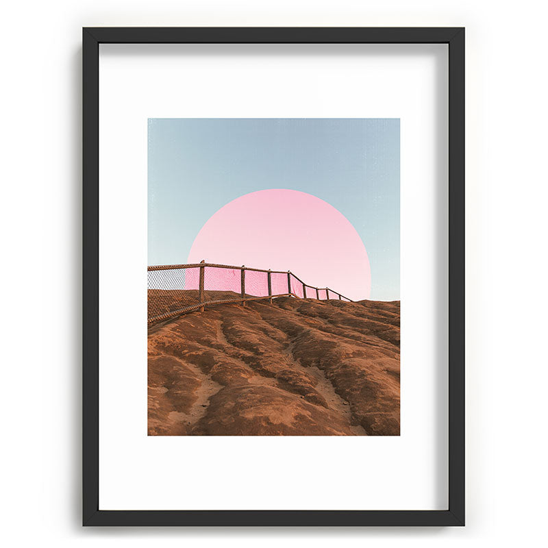 "cotton candy skies" Framed Art Print