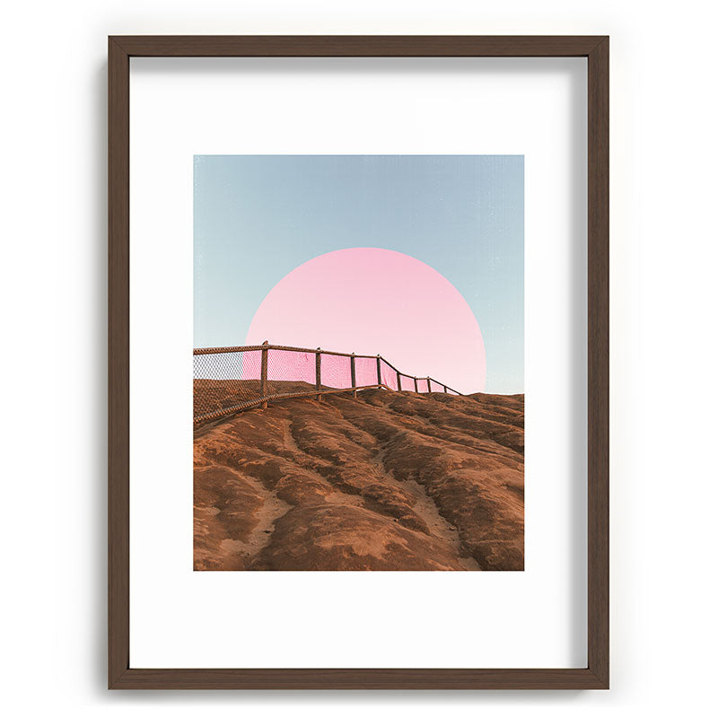 "cotton candy skies" Framed Art Print