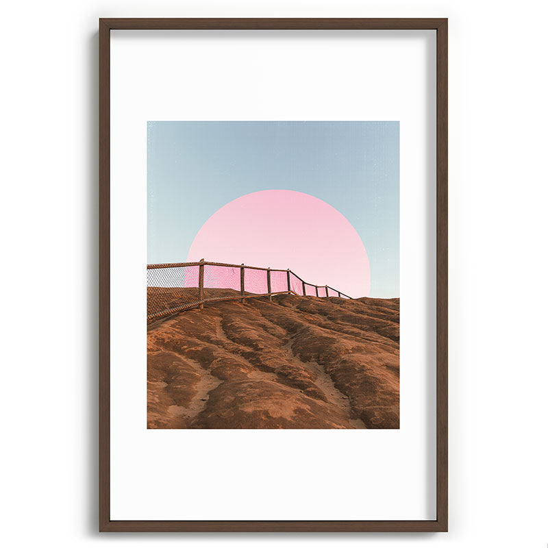 "cotton candy skies" Framed Art Print