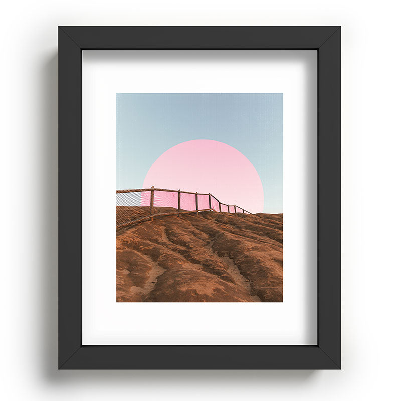 "cotton candy skies" Framed Art Print