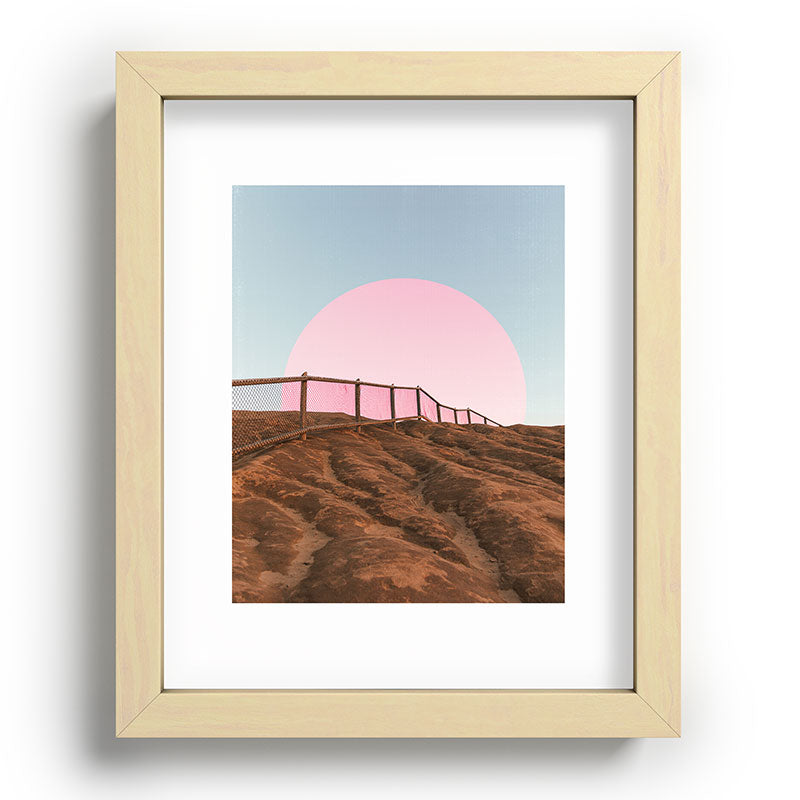 "cotton candy skies" Framed Art Print