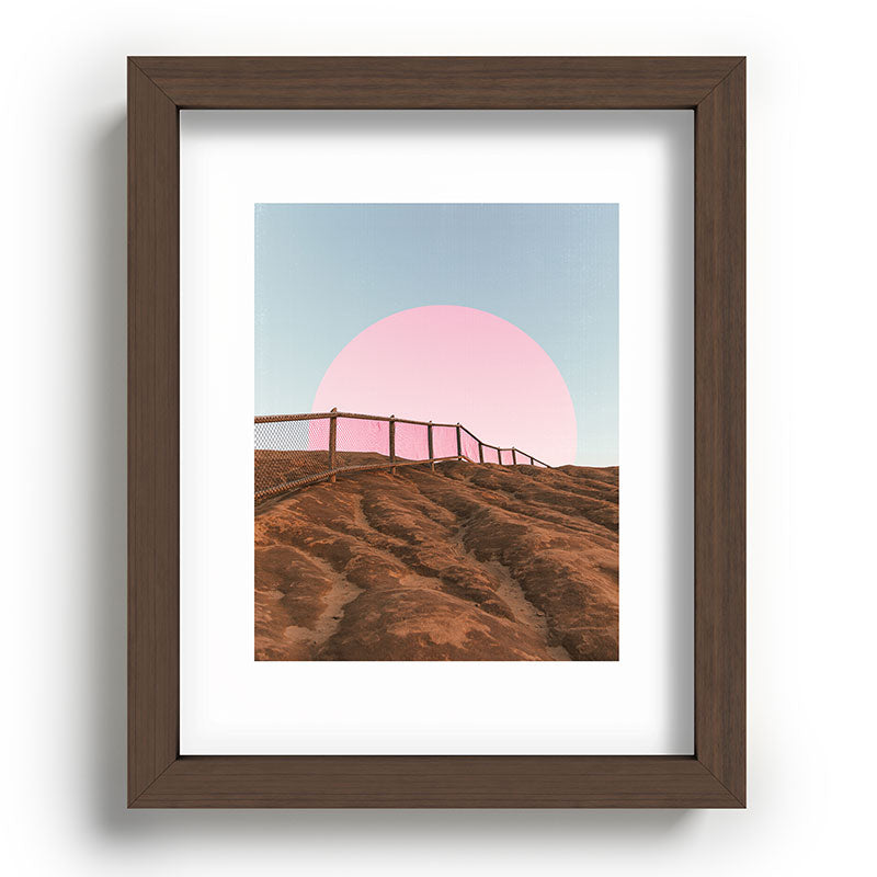 "cotton candy skies" Framed Art Print