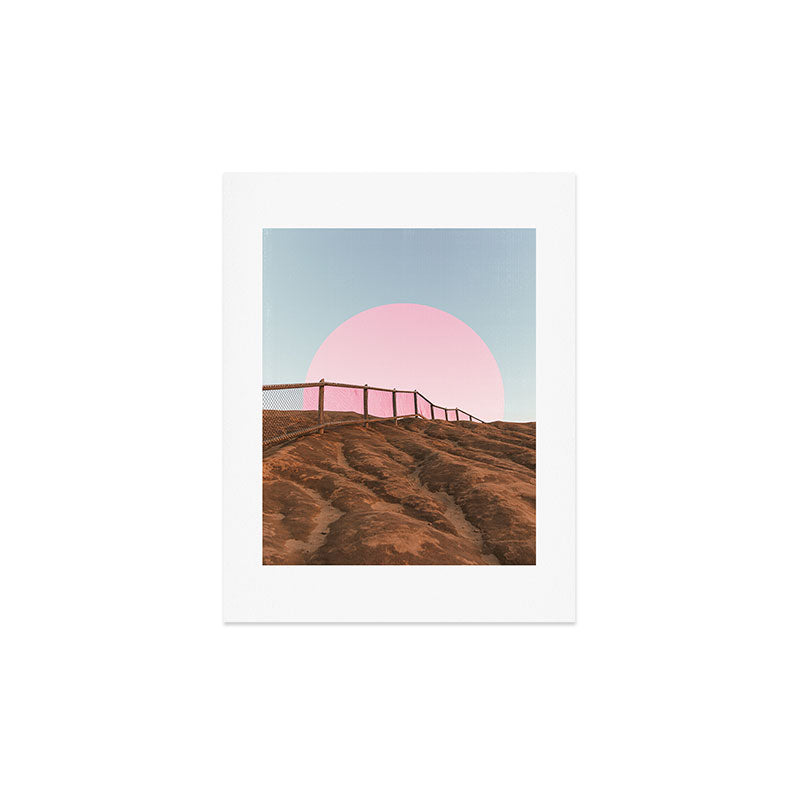 "cotton candy skies" Art Print