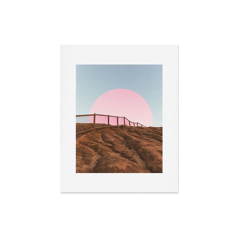 "cotton candy skies" Art Print