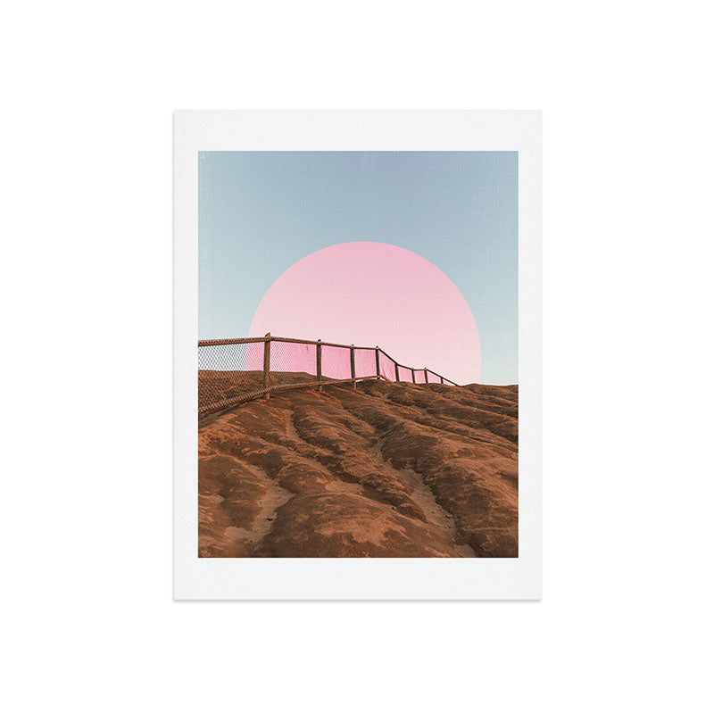 "cotton candy skies" Art Print