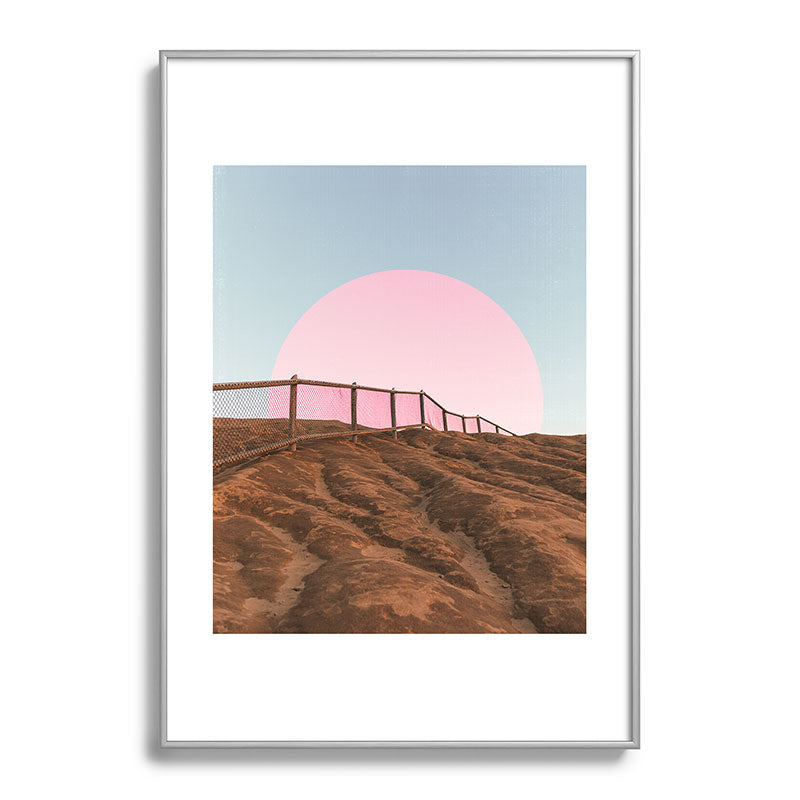 "cotton candy skies" Framed Art Print