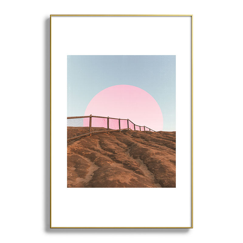 "cotton candy skies" Framed Art Print