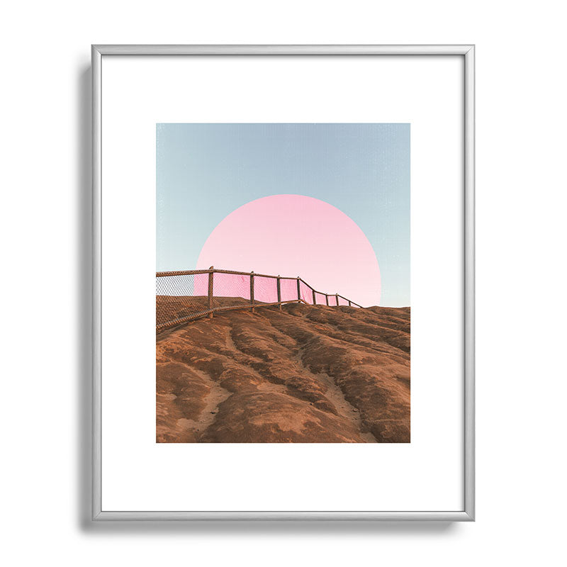 "cotton candy skies" Framed Art Print