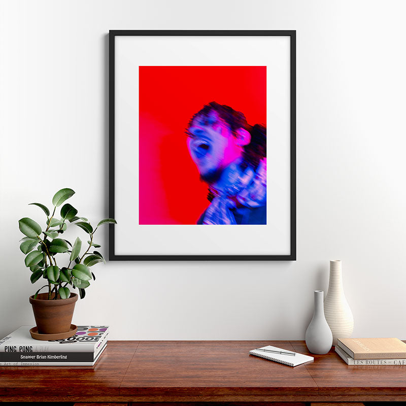 "fixation" Framed Art Print