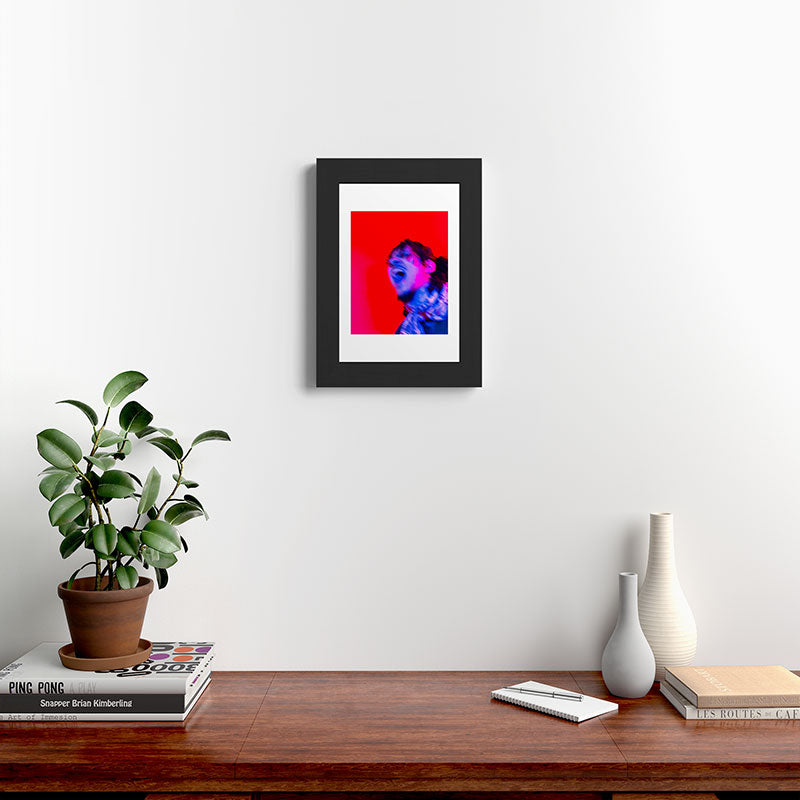 "fixation" Framed Art Print