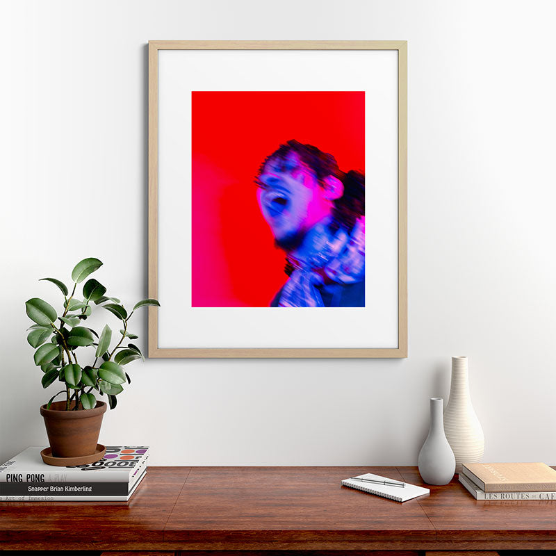 "fixation" Framed Art Print