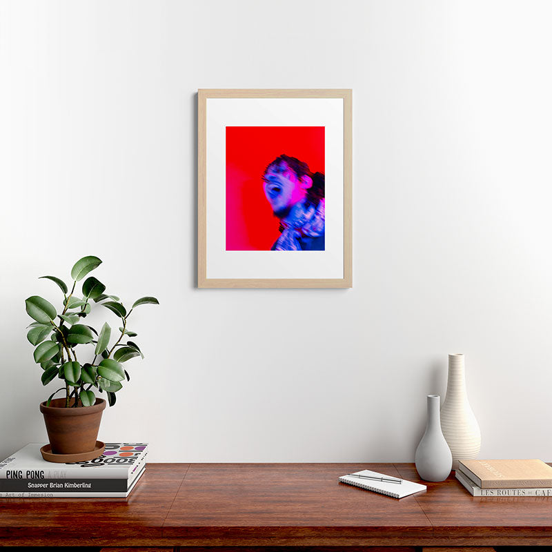 "fixation" Framed Art Print