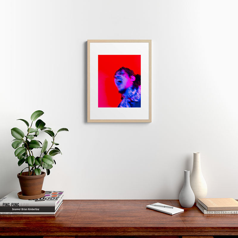 "fixation" Framed Art Print