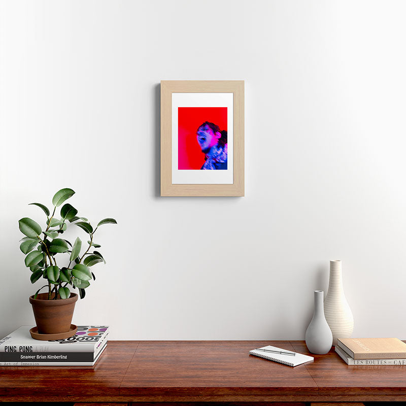 "fixation" Framed Art Print