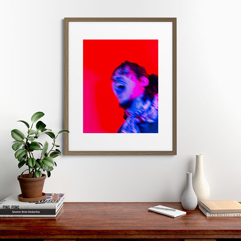 "fixation" Framed Art Print