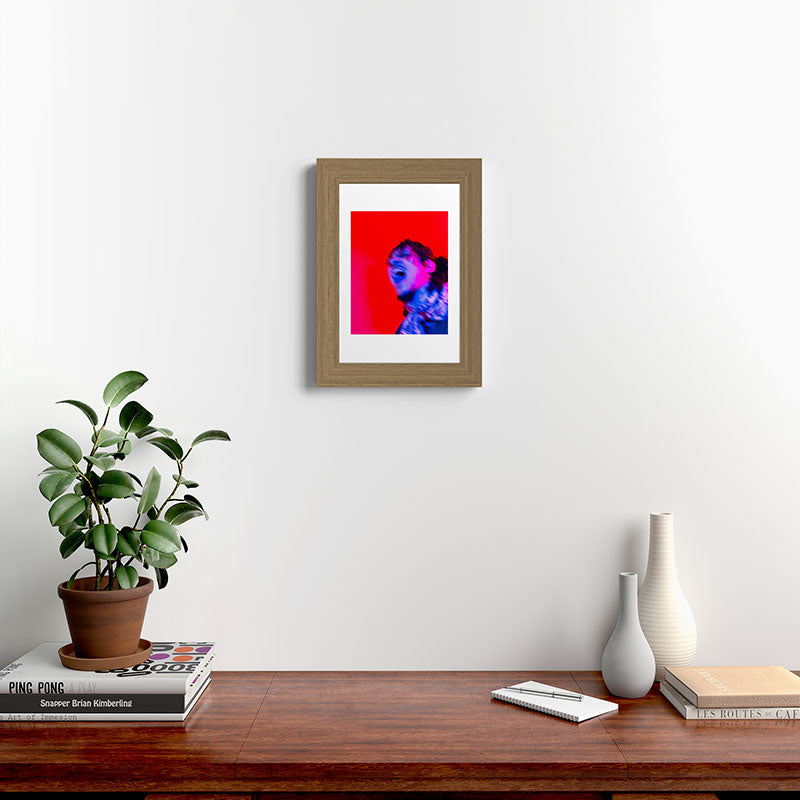 "fixation" Framed Art Print